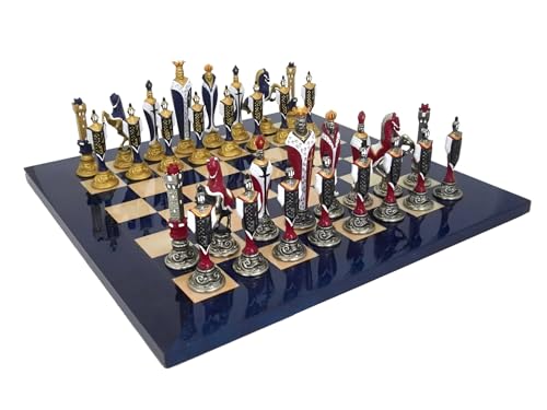 Renassaince Set + Blue Madrona Briar Wood Chessboard Glossy Finish New Renassaince Set + Blue Madrona Briar Wood Chessboard Glossy Finish New von Genérico