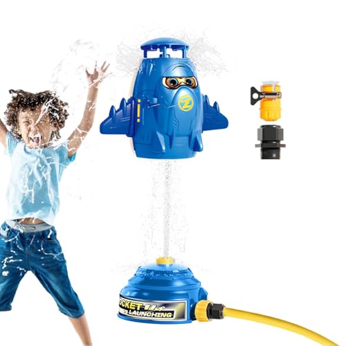 Rocketship Rasensprenger, niedlicher Rasensprenger für Kinder, um 360 Grad drehbar, für Outdoor-Spaß, interaktiver Sprinkler für Kinder, Wasserspiele im Sommer Rocketship Rasensprenger, niedlicher Rasensprenger für Kinder, um 360 Grad drehbar, für Outdoor-Spaß, interaktiver Sprinkler für Kinder, Wasserspiele im Sommer von Genérico