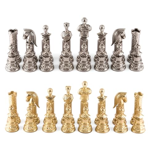 Roman Busts Set Solid Metal Chess Pieces New Roman Busts Set Solid Metal Chess Pieces New von Genérico