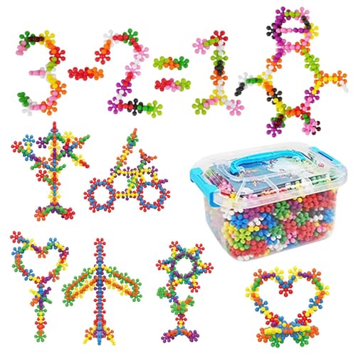 STEM Building Blocks - Educational Building Toys | Engineering-Spiel | ineinandergreifende Bau-Flocken | sensorisches Spielzeug für Kinder im Vorschulalter von 3-6 Jahren Innenschule Kinde STEM Building Blocks - Educational Building Toys | Engineering-Spiel | ineinandergreifende Bau-Flocken | sensorisches Spielzeug für Kinder im Vorschulalter von 3-6 Jahren Innenschule Kinde von Genérico