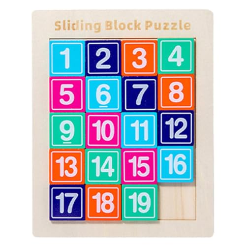 Schiebepuzzle aus Holzblöcken, numerisches Schiebepuzzle für Kinder, manuelles Speed-Trainingspuzzle mit Motiv Schiebepuzzle aus Holzblöcken, numerisches Schiebepuzzle für Kinder, manuelles Speed-Trainingspuzzle mit Motiv von Genérico