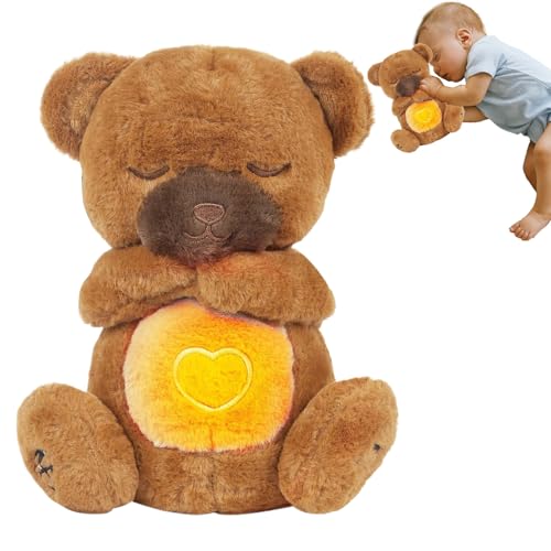 Schlafbär für Kinder zum Schlafen, mit beruhigender Musik, atmende Bärenmusik, Beleuchtung für Mädchen, Mama, Familie Schlafbär für Kinder zum Schlafen, mit beruhigender Musik, atmende Bärenmusik, Beleuchtung für Mädchen, Mama, Familie von Genérico