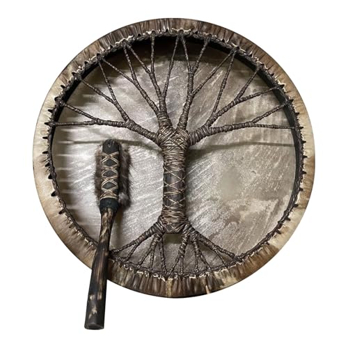 Schlagzeug-Perkussion, Retro-Baum-Design, Handtrommel, Heimdekoration, künstlerisches Musikinstrument, Geschenk für Klassenzimmer, für Kinder und Erwachsene Schlagzeug-Perkussion, Retro-Baum-Design, Handtrommel, Heimdekoration, künstlerisches Musikinstrument, Geschenk für Klassenzimmer, für Kinder und Erwachsene von Genérico