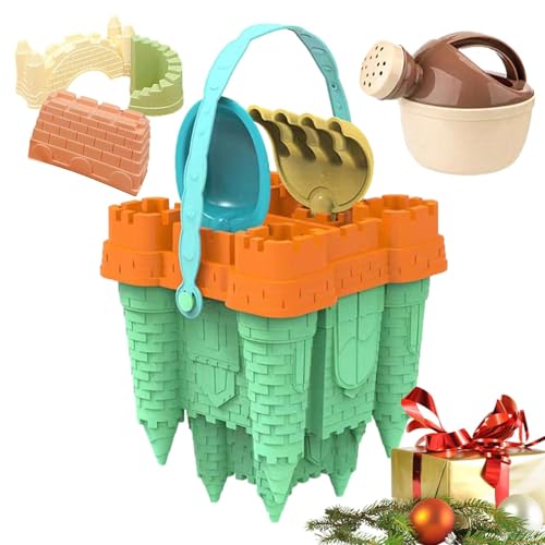 Schlossformen-Set | Formen | Aufbewahrungsrucksack aus Netzstoff, langlebig, tragbar, multifunktional, kreativ, für Spiele im Freien und im Innenbereich Schlossformen-Set | Formen | Aufbewahrungsrucksack aus Netzstoff, langlebig, tragbar, multifunktional, kreativ, für Spiele im Freien und im Innenbereich von Genérico