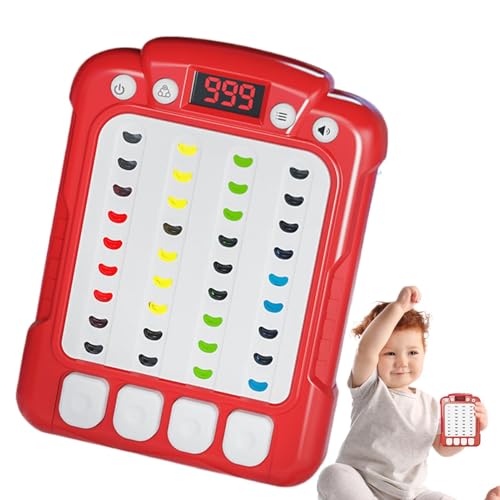 Schnelles Schieben, manuelle Geschwindigkeit, Rhythmus-Spielmaschine, schnelle Push-Maschine mit Musik, Reisespielzeug mit beleuchteten Maschinen-Taschen für Kinder, Geburtstag von Genérico