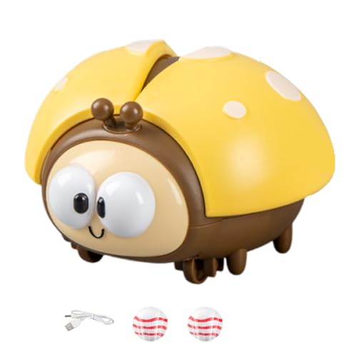 Schwimmendes Ballspielzeug: Schwimmendes Ballspiel mit elektronischem Marienkäfer-Design. Niedliches Tiermotiv stimuliert die Neugier der Kinder und hilft bei der frühen Bildung und Spielen von Genérico