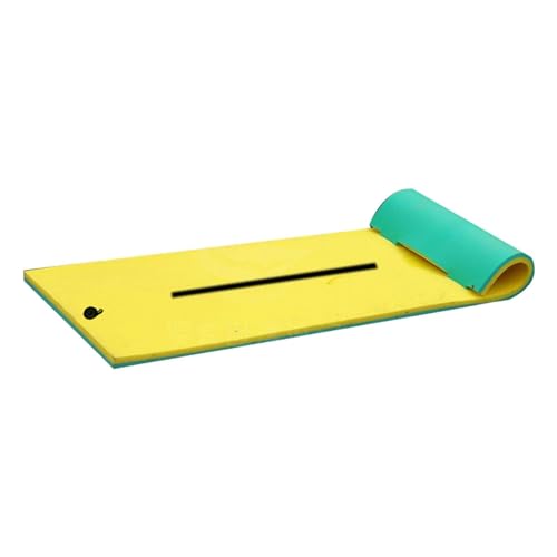 Schwimmendes Pool-Pad – Schwimmende Matte für See | Lilien-Polster im Rollkissen-Design, wasserfeste schwimmende Wassermatte, Liegestuhl- von Genérico