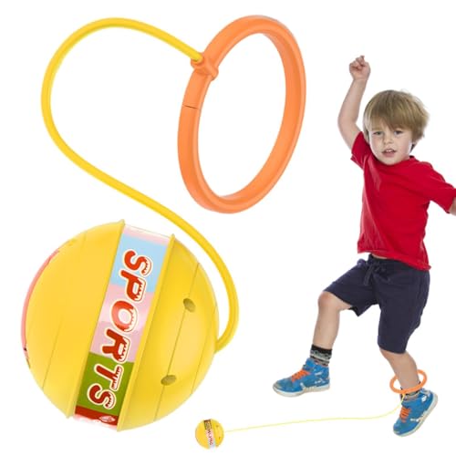 Skip Ball, Skip Ball, glitzerndes Spielzeug zum Sprunggelenk, Sportschaukelball, lustiger Ball, Fitness-Spielzeug, Seilspringspielzeug von Genérico