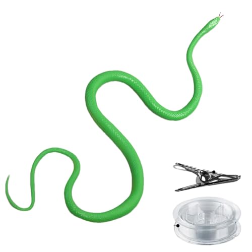 Snake Prank - Fake Snake Toy | Realistic Snake Toy with String | Snake Prank Practical Jokes at Gatherings Garden Fake Tricky Prop Favor Realistic Fake Rubber Snake Toys Snake Prank - Fake Snake Toy | Realistic Snake Toy with String | Snake Prank Practical Jokes at Gatherings Garden Fake Tricky Prop Favor Realistic Fake Rubber Snake Toys von Genérico