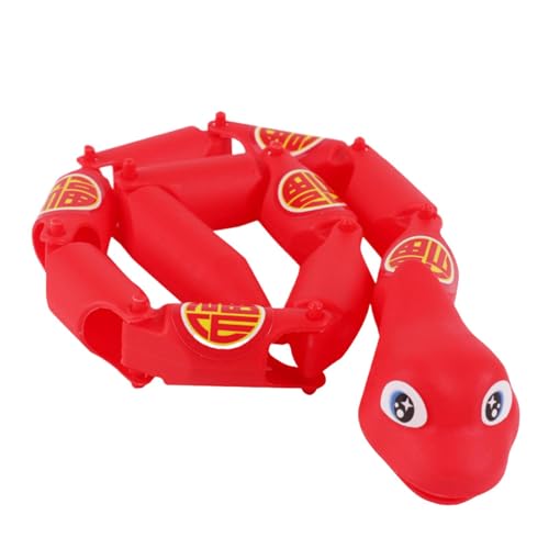 Snake Twist Spielzeug - Sinuous Snake Puzzle | Gelenkige Schlangenfigur | Quietschspielzeug | GIF mit mehreren flexiblen Gelenken, für Kinder und Erwachsene | Figu von Genérico