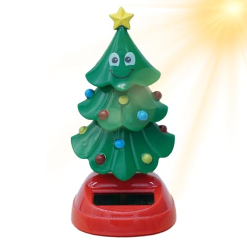 Solarbaum - Weihnachtskugelspielzeug, Urlaubsbewegungsfigur, Solar-Dekorationsidee, Tisch-Display mit Windowsill Auto Solarbaum - Weihnachtskugelspielzeug, Urlaubsbewegungsfigur, Solar-Dekorationsidee, Tisch-Display mit Windowsill Auto von Genérico