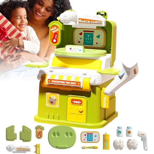 Spielhaus-Set – Spielzeug zum Spielen von Häusern – Puppenhaus mit Spielzeuggriff | Vorschullernaktivitäten für die kognitive Entwicklung, pädagogisches Spielzeug für Kinder Spielhaus-Set – Spielzeug zum Spielen von Häusern – Puppenhaus mit Spielzeuggriff | Vorschullernaktivitäten für die kognitive Entwicklung, pädagogisches Spielzeug für Kinder von Genérico