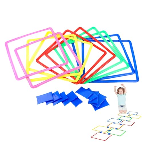 Spielset für Kinder mit Sitzsack, Rochenringe, lustiges Spielzeug für Spielplätze | Lustiges Spielzeug für Spielplätze für Spielplätze, Vorschule mit Sitzsack, 10 Verbinder von Genérico