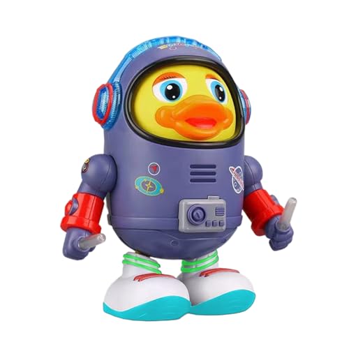 Spielzeug-Tänzer-Ente, Weltraumelektronik, oszillierende Roboter, pädagogische Aktivitäten mit Lichtern und Geräuschen, für Kinder ab 3 Jahren, Vorschule, Haus, Party Spielzeug-Tänzer-Ente, Weltraumelektronik, oszillierende Roboter, pädagogische Aktivitäten mit Lichtern und Geräuschen, für Kinder ab 3 Jahren, Vorschule, Haus, Party von Genérico