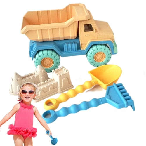 Spielzeug für Kinder, Strandspielzeug, Reise-Spielzeug für LKW, Muldenkipper, Schaufel, Rechen | Schlossset: Strandspielzeug für Reisen, Ca Spielzeug für Kinder, Strandspielzeug, Reise-Spielzeug für LKW, Muldenkipper, Schaufel, Rechen | Schlossset: Strandspielzeug für Reisen, Ca von Genérico