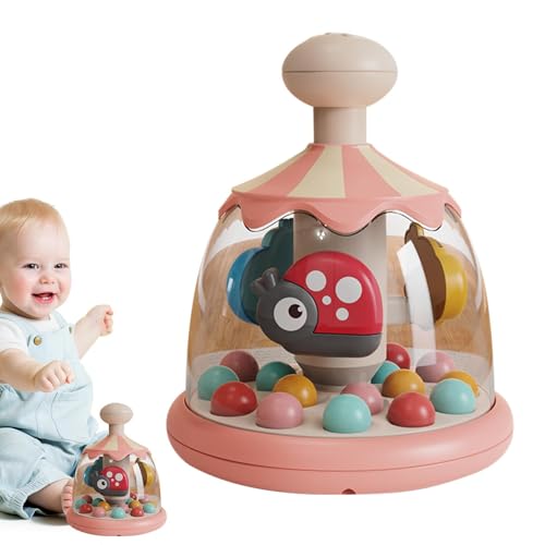Spielzeug für Kinder, zum Schieben und Drehen, Drehspielzeug für Kinder, Musikspielzeug zur Verbesserung der Handkraft, Lernentwicklung Spielzeug für Kinder, zum Schieben und Drehen, Drehspielzeug für Kinder, Musikspielzeug zur Verbesserung der Handkraft, Lernentwicklung von Genérico
