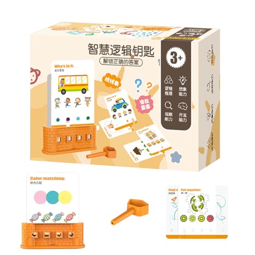 Spielzeug mit Schloss und Schlüssel, Spielzeug mit Schlüssel und Schloss für Kinder, Denkspielzeug für frühes Lernen - kreatives Spielzeug mit Schlüssel und Schloss, Lernspielzeug für Kinder, PA Spielzeug mit Schloss und Schlüssel, Spielzeug mit Schlüssel und Schloss für Kinder, Denkspielzeug für frühes Lernen - kreatives Spielzeug mit Schlüssel und Schloss, Lernspielzeug für Kinder, PA von Genérico