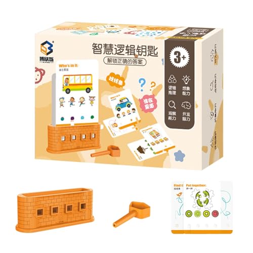 Spielzeug mit Schloss und Schlüssel, Spielzeug mit Schlüssel und Schloss für Kinder, Denkspielzeug mit Schlüssel und Schloss, Lernspielzeug für Kinder, Lernspielzeug zum Denken, kreativer Schlüssel Spielzeug mit Schloss und Schlüssel, Spielzeug mit Schlüssel und Schloss für Kinder, Denkspielzeug mit Schlüssel und Schloss, Lernspielzeug für Kinder, Lernspielzeug zum Denken, kreativer Schlüssel von Genérico
