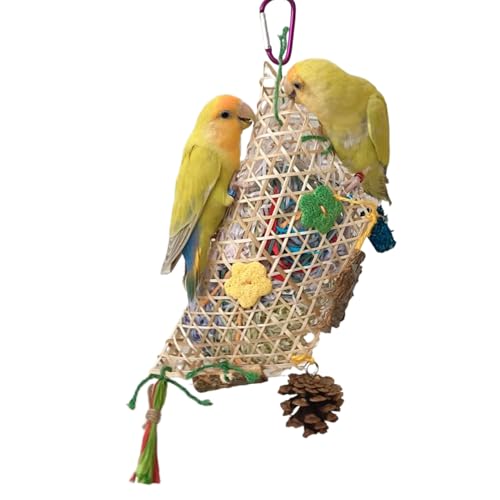 Spielzeug zum Aufhängen, Vogelkäfig, Spielzeug für Wellensittiche, Kauspielzeug für Papageien, Kauspielzeug zur geistigen Stimulation für das Training Spielzeug zum Aufhängen, Vogelkäfig, Spielzeug für Wellensittiche, Kauspielzeug für Papageien, Kauspielzeug zur geistigen Stimulation für das Training von Genérico