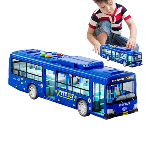 Spielzeugbus Modell, großes , Lernfahrzeuge, batteriebetriebenes mit Musik und Licht, offene Türen für Kinder zum Geburtstag Spielzeugbus Modell, großes , Lernfahrzeuge, batteriebetriebenes mit Musik und Licht, offene Türen für Kinder zum Geburtstag von Genérico