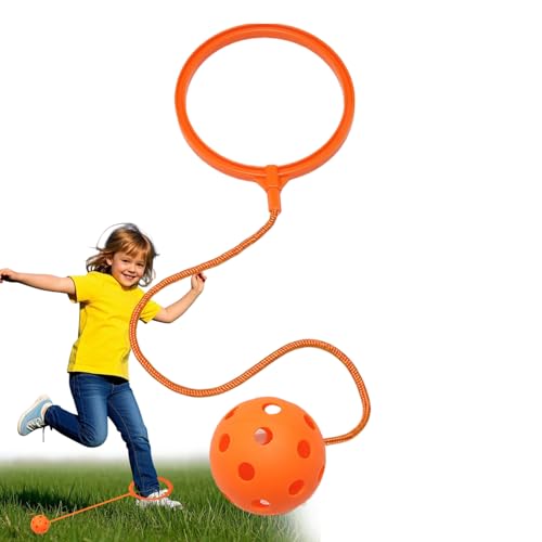 Springball, Sprungball für den Knöchel, drehbar, verschiedene Farben, weicher Sprungring mit einem Bein | Übung zum Auslassen der Koordination des Spielzeugs Fitness Sports Ball für von Genérico