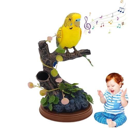 Steuern Sie , Spatzenvogel, Simulation, realistisch, niedlich, realistisch, von Sparrow Bird wiederholt, was Sie sagen, elektrisches -Induktionsspielzeug für den Garten von Genérico