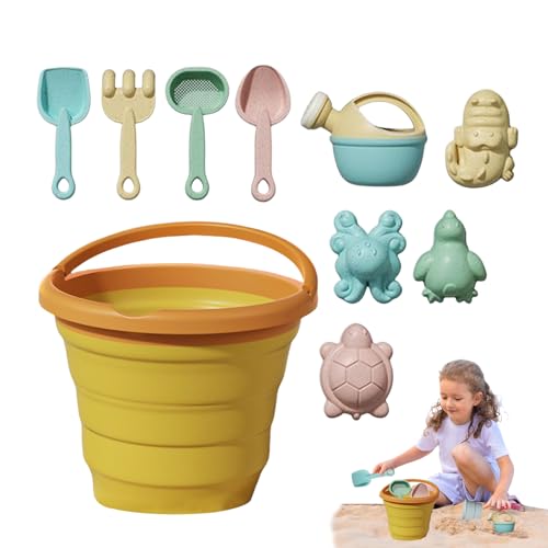 Strandspielzeug-Set: Outdoor-Aktivitätspaket für Kinder, kreative Formen | einfache Transportaufbewahrung und leuchtende Designs, ideal für Küstenreisen, Hofspiel nach dem anderen Strandspielzeug-Set: Outdoor-Aktivitätspaket für Kinder, kreative Formen | einfache Transportaufbewahrung und leuchtende Designs, ideal für Küstenreisen, Hofspiel nach dem anderen von Genérico