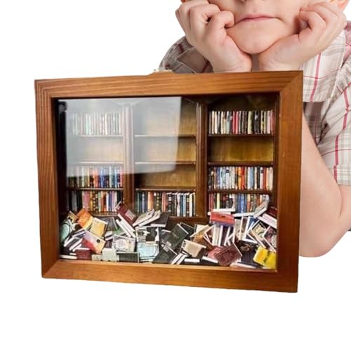 , Stressabbau, Miniatur- -Dekoration, kleines, Stressabbau-Spielzeug, dekoratives Ornament Antige Spielzeug, enthält 200 Miniatur-Bücher von Genérico