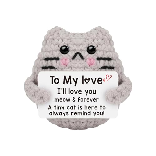 Stricktiere – Häkeln emotionale Unterstützung | Positive Punkttiere | positive Geschenke Osterkorbkanonen lustige für emotionale Unterstützung Puppen-Spielzeug mit Anhänger Stricktiere – Häkeln emotionale Unterstützung | Positive Punkttiere | positive Geschenke Osterkorbkanonen lustige für emotionale Unterstützung Puppen-Spielzeug mit Anhänger von Genérico