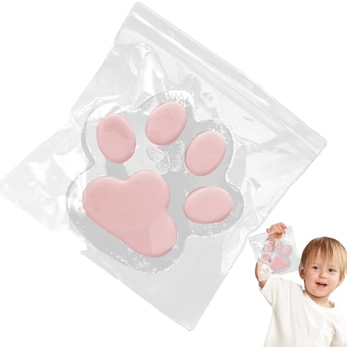 Tabba Squishy - Squishy Cat Paw | Soft Fidget Toys | Cat Paw Stress Toys Slow Rebound Pinch Toys Elastic Squeeze Girls Super Soft Squeeze Fidget Toys Kids Cat Paw Pinch Fidget Toy von Genérico