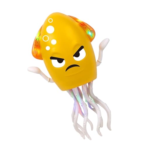 Tänzender elektrischer Oktopus, lustiges Spielzeug mit dynamischem Sound und Licht, elektrisches Krabbelspielzeug mit automatischem Sensor, um Hindernissen zu vermeiden, USB wiederaufladbar, kreatives von Genérico