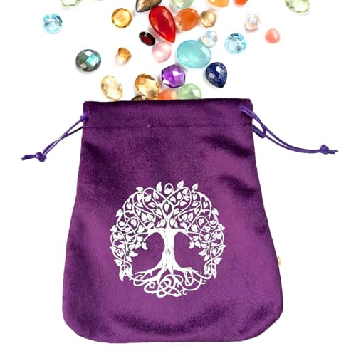 Tarot Taschen und Etuis | Etui mit Kordel aus Satin und Samt, langlebig und wiederverwendbar, für Tarotkarten, Würfeltasche, Tarotkartenhalter, Schmuckbeutel, Geschenktaschen Paar Tarot Taschen und Etuis | Etui mit Kordel aus Satin und Samt, langlebig und wiederverwendbar, für Tarotkarten, Würfeltasche, Tarotkartenhalter, Schmuckbeutel, Geschenktaschen Paar von Genérico