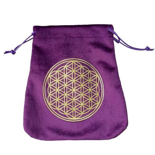 Tarotkartenetui, weiche Aufbewahrungstasche für Tarotkarten, Ständer mit Würfelkordel, Schmuckbeutel für Tarotkarten, Würfeltasche, Tarotkartenhalter Tarotkartenetui, weiche Aufbewahrungstasche für Tarotkarten, Ständer mit Würfelkordel, Schmuckbeutel für Tarotkarten, Würfeltasche, Tarotkartenhalter von Genérico