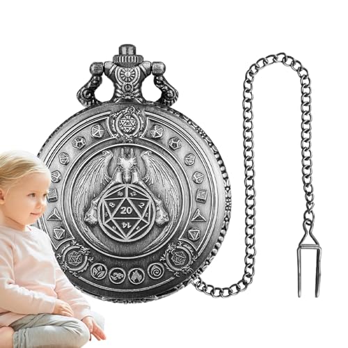 Taschenuhren-Würfel-Set, Taschenuhr-Box-Würfel, Unterhaltungswürfel aus Metall, Polyedrisches Metall-Würfel-Set für Rollenspiele, Taschenuhr-Box für Taschenuhren-Würfel-Set, Taschenuhr-Box-Würfel, Unterhaltungswürfel aus Metall, Polyedrisches Metall-Würfel-Set für Rollenspiele, Taschenuhr-Box für von Genérico