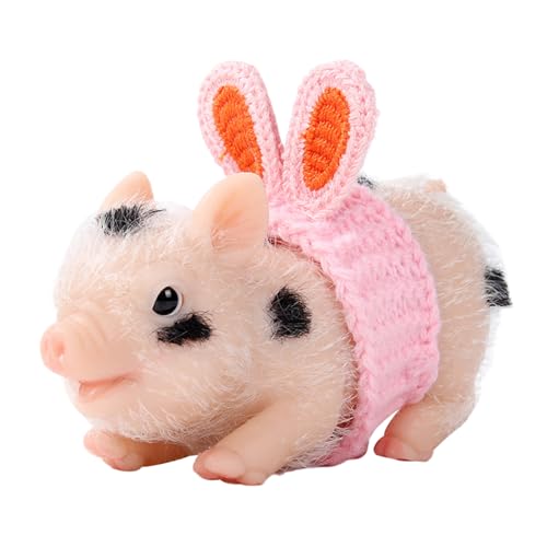 Tierspielzeug: Niedliche realistische Schweinefigfiguren, kleine Bauernhoftiere, pädagogisches Spielzeugmodell, Dekoration für das Kinderzimmer, Spielartikel, Geschenkideen von Genérico