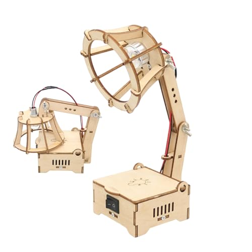 Tischlampe für Wissenschaft, Spielzeug, Bastelset aus Holz, elektrische Lernlampe, pädagogisches Wissenschafts-Set mit LED-Schaltkreis für Kinder, 8+, Tischlicht, Baustelle, fördert L Tischlampe für Wissenschaft, Spielzeug, Bastelset aus Holz, elektrische Lernlampe, pädagogisches Wissenschafts-Set mit LED-Schaltkreis für Kinder, 8+, Tischlicht, Baustelle, fördert L von Genérico