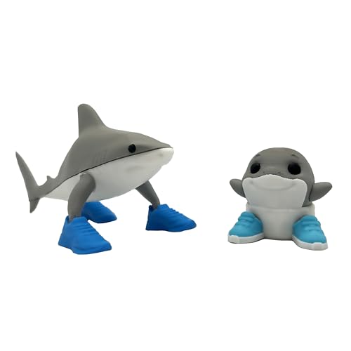 Tralalero Tralala und Tralerito Pack Figuren XL – Hai mit Schuhen und Baby Hai mit Windel – Memes Brainrot Italienisch – Sammlerstück Meme – Brrr Patapim – Cappuccino Assessino – Udin din din din Tralalero Tralala und Tralerito Pack Figuren XL – Hai mit Schuhen und Baby Hai mit Windel – Memes Brainrot Italienisch – Sammlerstück Meme – Brrr Patapim – Cappuccino Assessino – Udin din din din von Genérico
