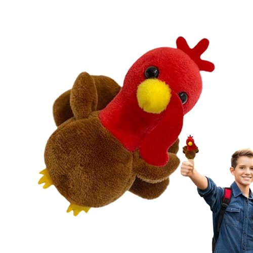 Truthahn-Fingerpuppen, Fingerpuppen, Plüschpuppe, Puppe, Puppe, Lesezubehör zum Geschichtenerzählen für Kinder, Mädchen und Kinder, Plüschspielzeug für Schulen Truthahn-Fingerpuppen, Fingerpuppen, Plüschpuppe, Puppe, Puppe, Lesezubehör zum Geschichtenerzählen für Kinder, Mädchen und Kinder, Plüschspielzeug für Schulen von Genérico