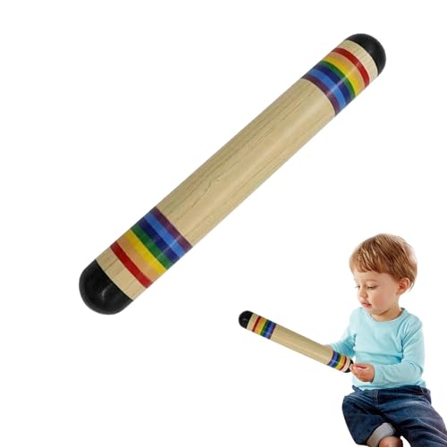 Um Regengeräusche zu erzeugen, regnerische Geräuschentwicklung, Regenrasselröhre, Rainstick-Shaker, Musikinstrument zur sensorischen Entwicklung des Hörens, lustiges Lernparty-Andenken von Genérico