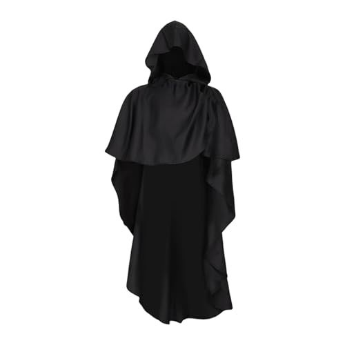 Umhang mit Kapuze für Herren, Vintage-Halloween-Umhang für Halloween-Party, Cosplay, Vampir, Gothic, , Foto Renaissance Umhang mit Kapuze für Herren, Vintage-Halloween-Umhang für Halloween-Party, Cosplay, Vampir, Gothic, , Foto Renaissance von Genérico