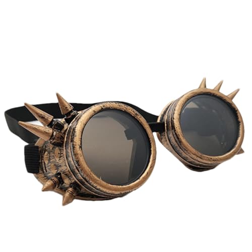 Unisex-Make-up-Brille, Gothic-Brille, Steampunk-Brille, Vintage-Sonnenbrille, Retro-Accessoires, Gothic-Brille, Halloween-Cosplay-Brille, Halloween-Kostümversammlung Unisex-Make-up-Brille, Gothic-Brille, Steampunk-Brille, Vintage-Sonnenbrille, Retro-Accessoires, Gothic-Brille, Halloween-Cosplay-Brille, Halloween-Kostümversammlung von Genérico