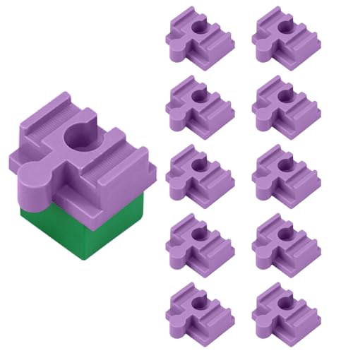 Verbindungsstücke für Holzbahngleise, 10 Stück, Zubehör für Eisenbahngleise, Adapterstecker für Kinder ab 3 Jahren, Spielbereich, Schlafzimmer, Wohnzimmer von Genérico