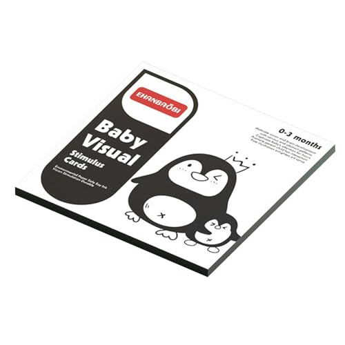 Visuelle Stimulationskarten - Schwarz-Weiß-Karten | Interaktives Schwarz-Weiß-Karten, Kontrastreiches Spielzeug, Spielzeug Zur Gehirnentwicklung, Schwarz-Weiß-Karten Für Kinder AB 0 Monate Visuelle Stimulationskarten - Schwarz-Weiß-Karten | Interaktives Schwarz-Weiß-Karten, Kontrastreiches Spielzeug, Spielzeug Zur Gehirnentwicklung, Schwarz-Weiß-Karten Für Kinder AB 0 Monate von Genérico
