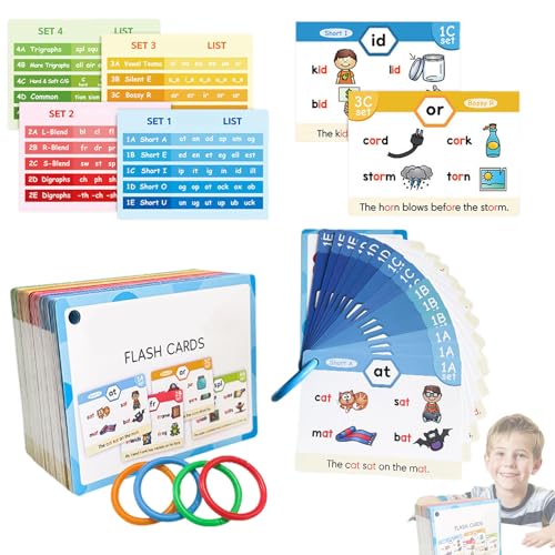 Vocabul Phonetik zum interaktiven Lesen für Kinder zur Sprachunterstützung, pädagogisches Lernspiel für die Bildung zu Hause und den Unterricht von Genérico