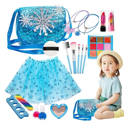Waschbares Schminkspielzeug für Kinder, Mädchen-Kits | 18 x echte Kosmetik-Spielzeuge für Mädchen – komplettes Make-up-Set von Nangs Waschbares Schminkspielzeug für Kinder, Mädchen-Kits | 18 x echte Kosmetik-Spielzeuge für Mädchen – komplettes Make-up-Set von Nangs von Genérico