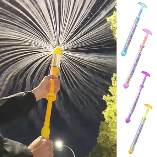 Wasserpistole mit Feuerwerkseffekten, 4 Stück, Wasserspielzeug mit Licht für Paare und Kinder (4, A) von Genérico