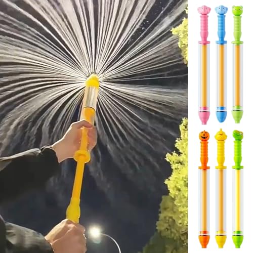 Wasserpistole mit Feuerwerkseffekten, 4 Stück, Wasserspielzeug mit Licht für Paare und Kinder (6, B) von Genérico
