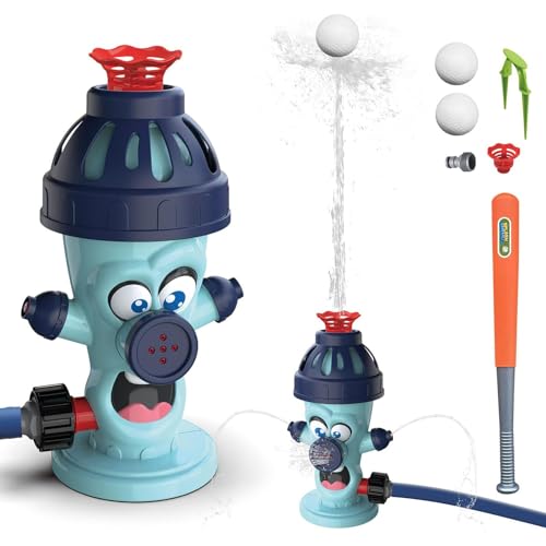 Wassersprinkler für Kinder, Sprinkler für Kinder, Garten, Wassersprühspielzeug mit rotierender Düse, 4 Wasserausgänge, lustiges Wasserspielzeug für den Garten, Spiele D Wassersprinkler für Kinder, Sprinkler für Kinder, Garten, Wassersprühspielzeug mit rotierender Düse, 4 Wasserausgänge, lustiges Wasserspielzeug für den Garten, Spiele D von Genérico