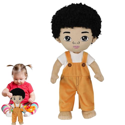 Weiche schwarze Puppe – erste afrikanische Puppen für Mädchen, amerikanische multikulturelle Puppen | Stoffpuppe zum Schlafen und Kuscheln | Bequeme Foto-Requisiten für Kinder Weiche schwarze Puppe – erste afrikanische Puppen für Mädchen, amerikanische multikulturelle Puppen | Stoffpuppe zum Schlafen und Kuscheln | Bequeme Foto-Requisiten für Kinder von Genérico