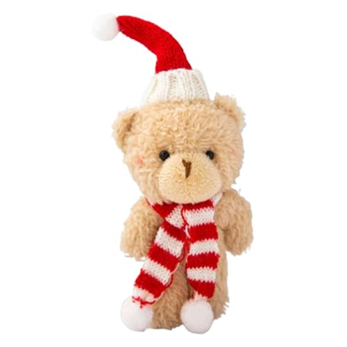 Weihnachtsbären, Cartoon-Teddybär-Schal-Dekorationen, Plüsch-Kuchendekoration, 16 cm, Weihnachtsbären, gefüllt, für Geburtstag, Weihnachtsfeier, von A Weihnachtsbären, Cartoon-Teddybär-Schal-Dekorationen, Plüsch-Kuchendekoration, 16 cm, Weihnachtsbären, gefüllt, für Geburtstag, Weihnachtsfeier, von A von Genérico